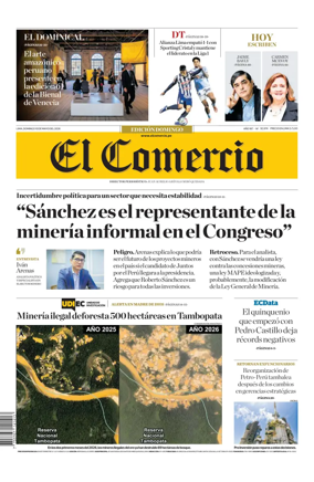 Cover of Diario El Comercio