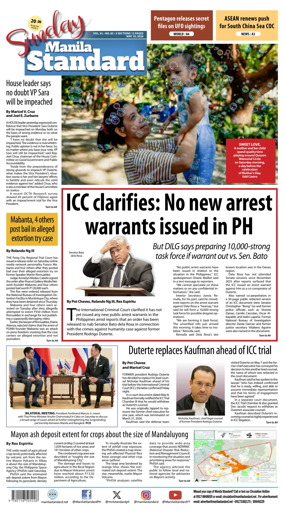 Cover of Manila Standard