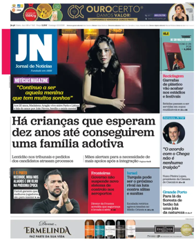 Cover of Jornal de Noticias