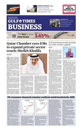 Cover of Gulf Times Business