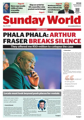 Cover of Sunday World (South Africa)