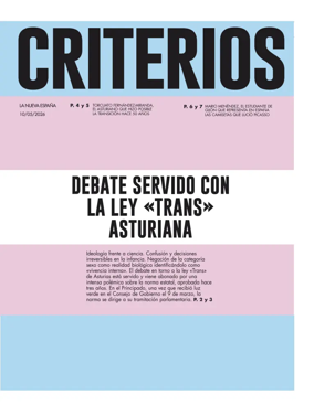 Cover of Criterios | La Nueva Espana