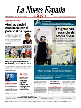 Cover of La Nueva Espana (Gijon)