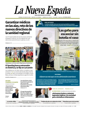 Cover of La Nueva Espana (Occidente)