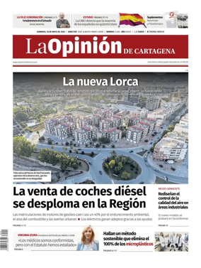 Cover of La Opinion de Murcia (Cartagena)