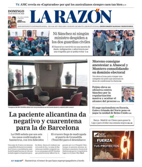 Cover of La Razon (Levante)