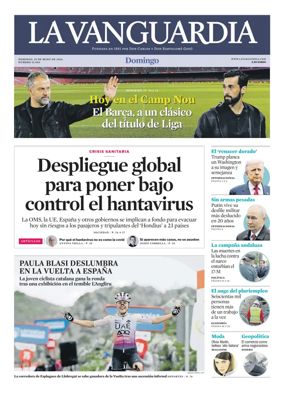 Cover of La Vanguardia