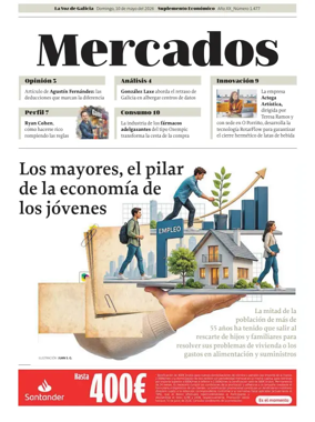 Cover of La Voz de Galicia (Ferrol) - Mercados