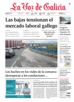 Cover of La Voz de Galicia (Ferrol)