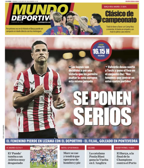 Cover of Mundo Deportivo (Bizkaia-Araba)