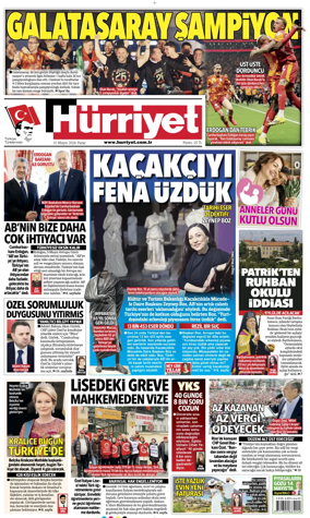 Cover of Hurriyet
