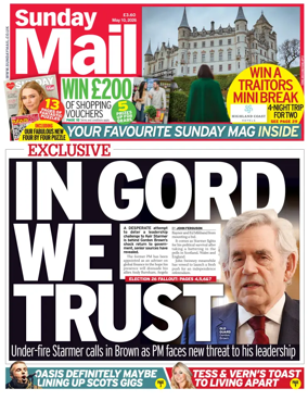 Cover of Sunday Mail (UK)