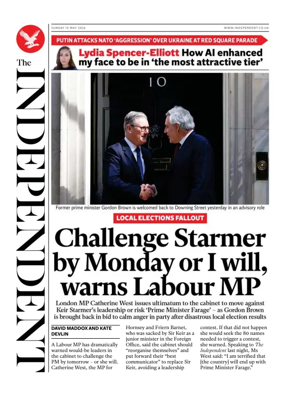 Cover of The Independent