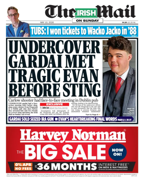 Cover of The Irish Mail on Sunday