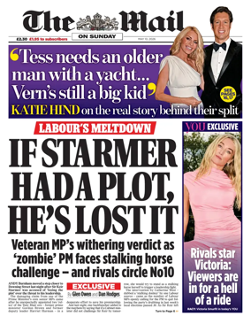 Cover of The Mail on Sunday