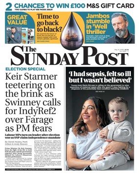 Cover of The Sunday Post (Central Edition)