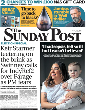 Cover of The Sunday Post (Dundee)