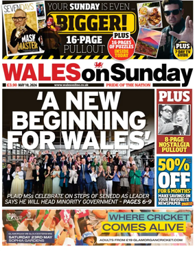 Cover of Wales On Sunday