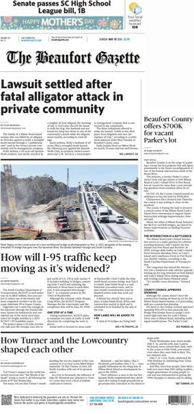 Cover of Beaufort Gazette (Sunday)