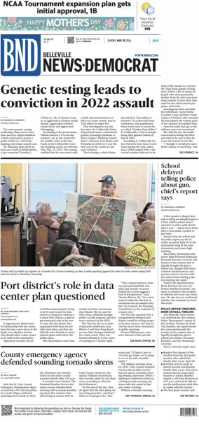 Cover of Belleville News-Democrat (Sunday)