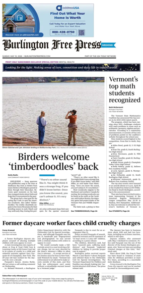 Cover of Burlington Free Press