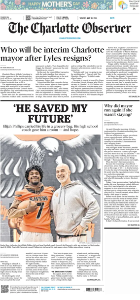 Cover of The Charlotte Observer (Sunday)