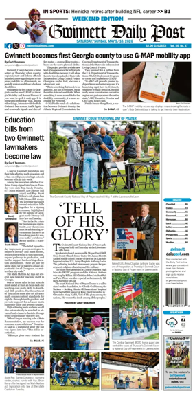 Cover of Gwinnett Daily Post
