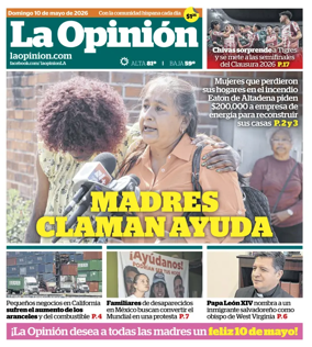 Cover of La Opinion