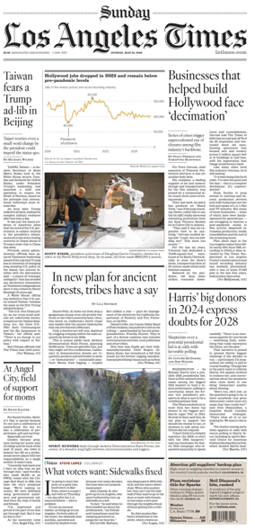 Cover of Los Angeles Times (Sunday)