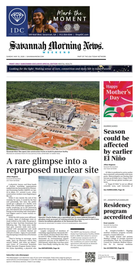 Cover of Savannah Morning News