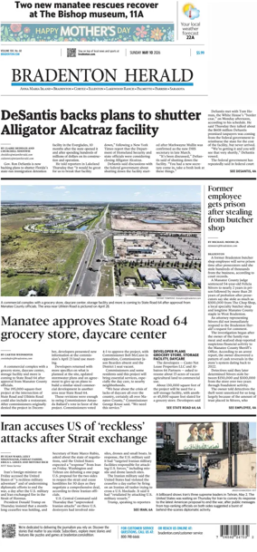 Cover of The Bradenton Herald (Sunday)