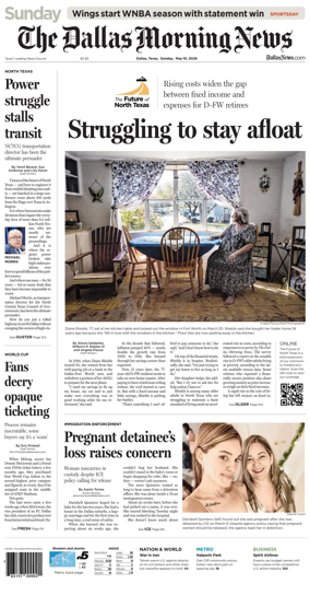 Cover of The Dallas Morning News