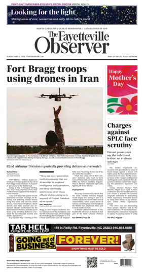 Cover of The Fayetteville Observer
