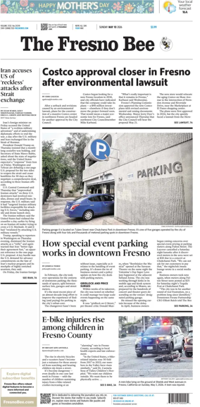 Cover of The Fresno Bee (Sunday)