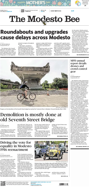 Cover of The Modesto Bee (Sunday)