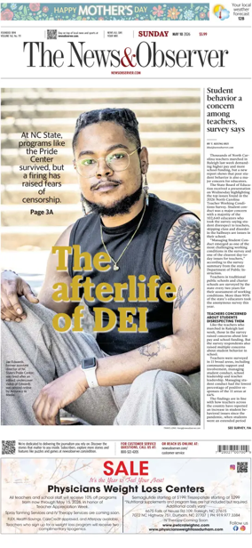 Cover of The News & Observer (Sunday)