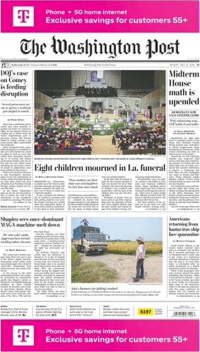 Cover of The Washington Post Sunday