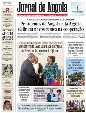 Cover of Jornal de Angola