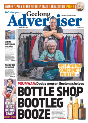 Cover of Geelong Advertiser