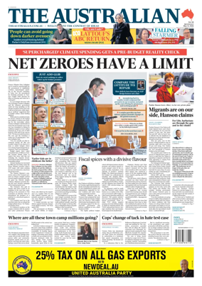 Cover of The Australian