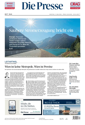 Cover of Die Presse
