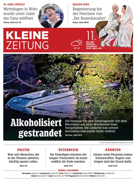 Cover of Kleine Zeitung Kaernten