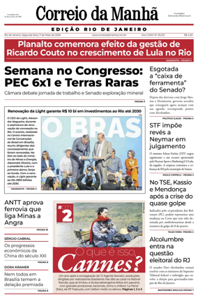 Cover of Jornal Correio da Manha