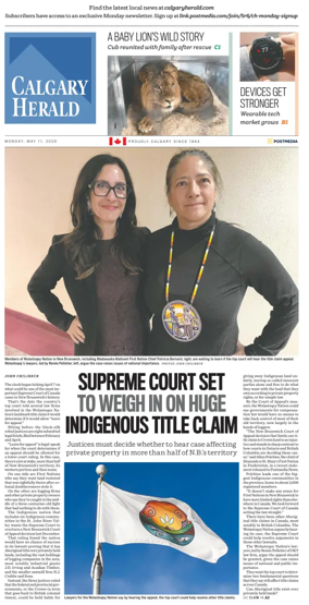 Cover of Calgary Herald