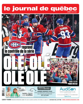 Cover of Le Journal de Quebec