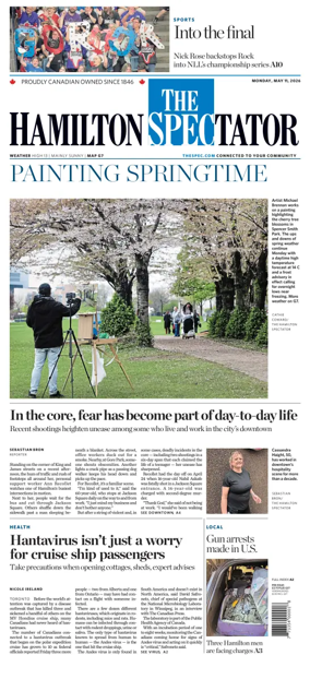 Cover of The Hamilton Spectator