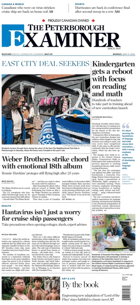 Cover of The Peterborough Examiner