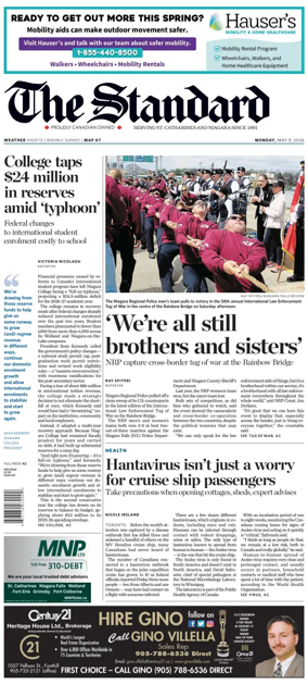 Cover of The Standard (St. Catharines)