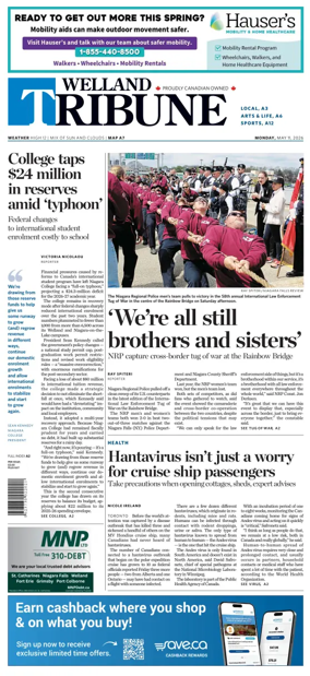 Cover of The Welland Tribune