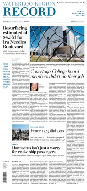 Cover of Waterloo Region Record